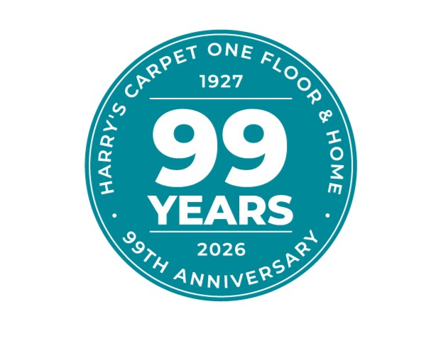 Harry's Carpet One 99th Anniversary Seal